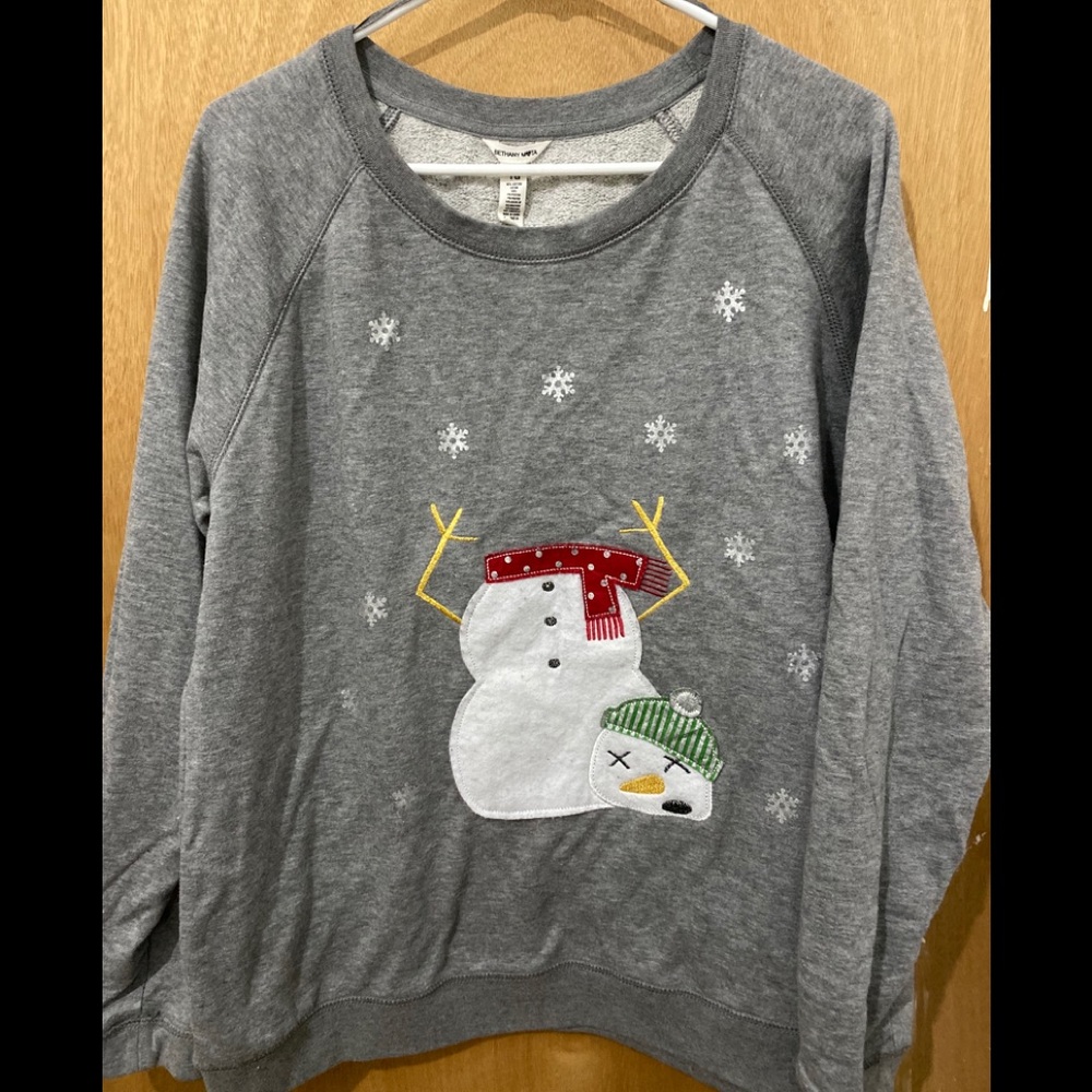 Bethany Mota Snow Man Sweater